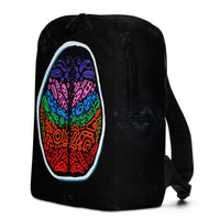 Left-front three-quarter product angle highlighting seamless wrap of the Penumbra artwork across front and side panels; minimalist silhouette designed for durable daily use and statement graphic appeal. Nicholas Hayes Art