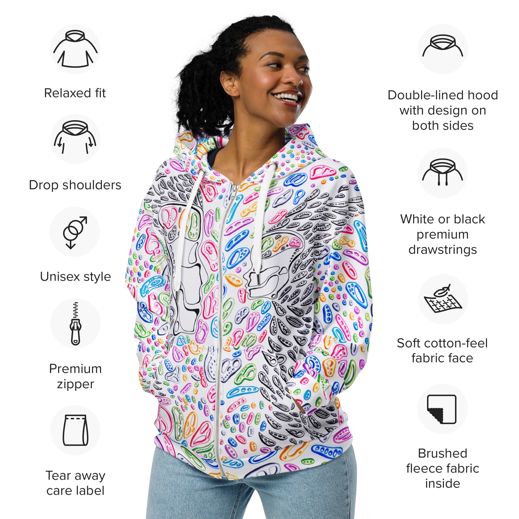 Mother & Child Desso - Zip Hoodie – Nicholas Hayes Art Mother & Child Desso - Zip Hoodie – Nicholas Hayes Art